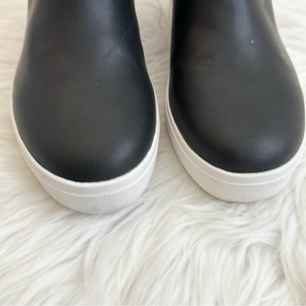 NWOT | DR. SCHOLLS | Madison Hi Wedge Sneaker  Bootie | Black | Size 9.5 - Picture 5 of 9